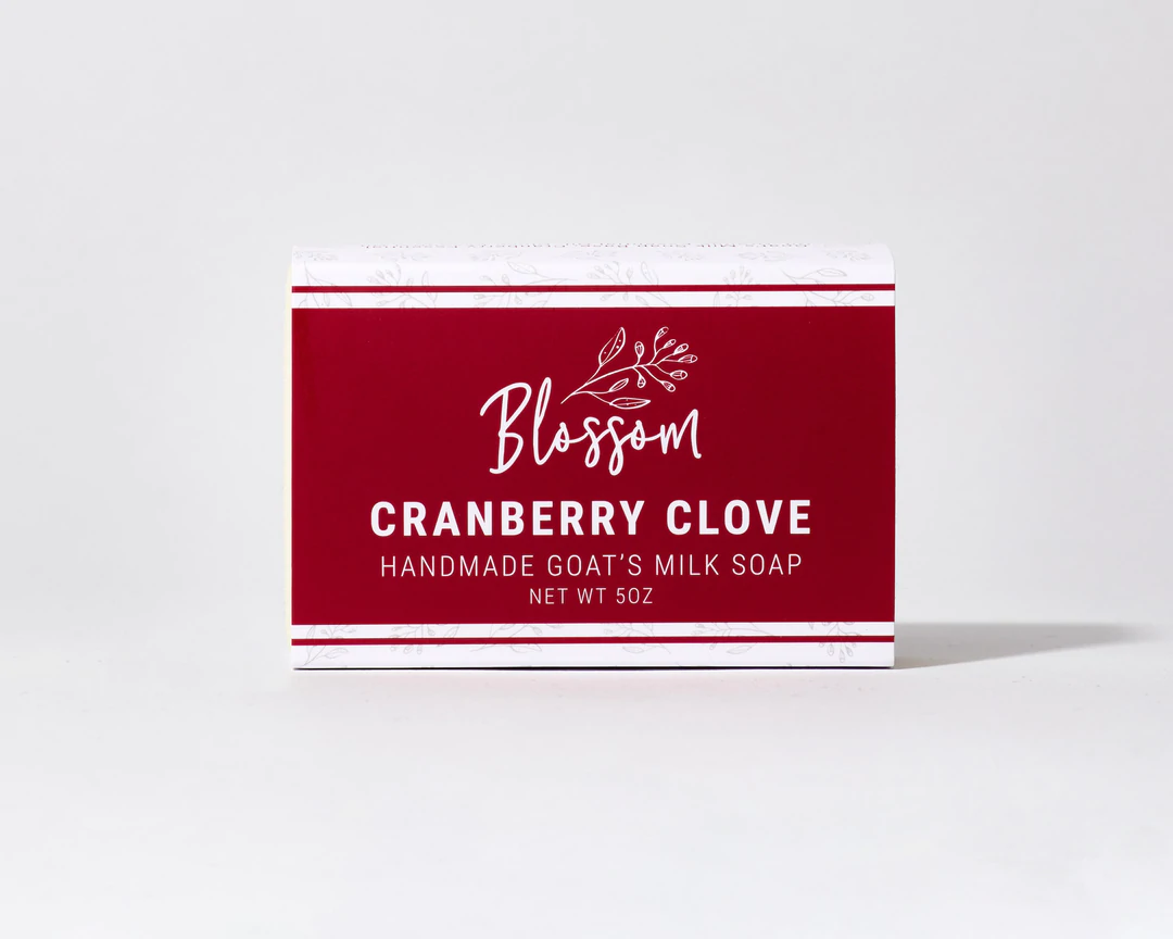 cranberry goat's milk soap