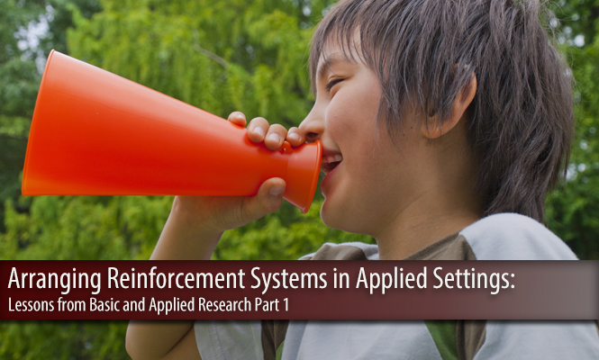arranging reinforcement systems in applied settings