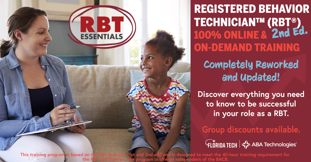 Second edition RBT Training ad