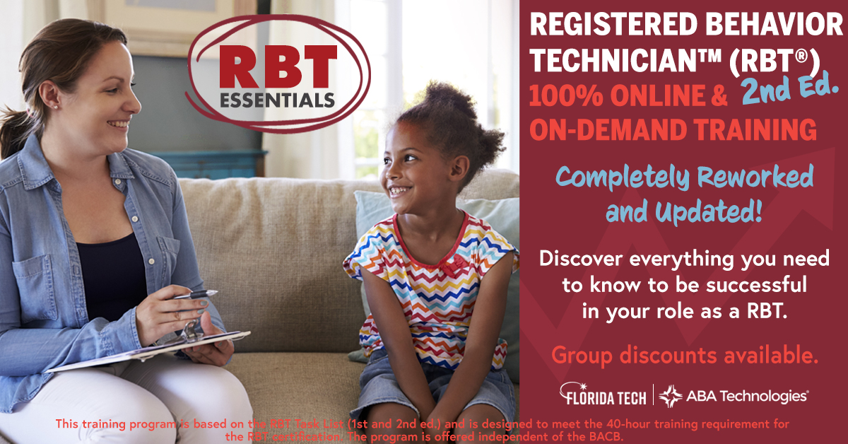 ABA Tech and Florida Tech Launches the 2nd Edition RBT® Course ABA