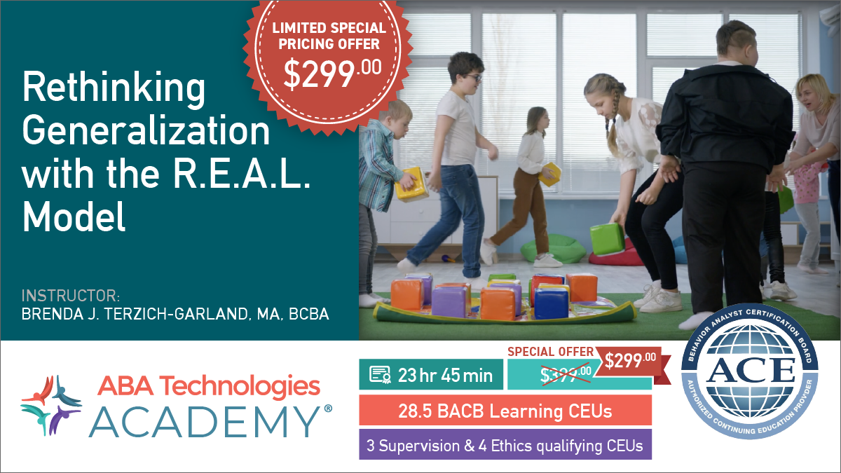 Rethinking generalization with the R.E.A.L. Model course ad