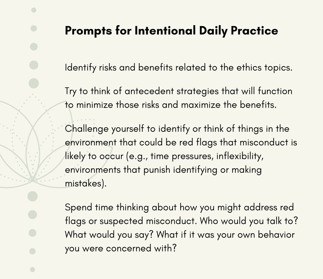 Prompts for Intentional Daily Practice