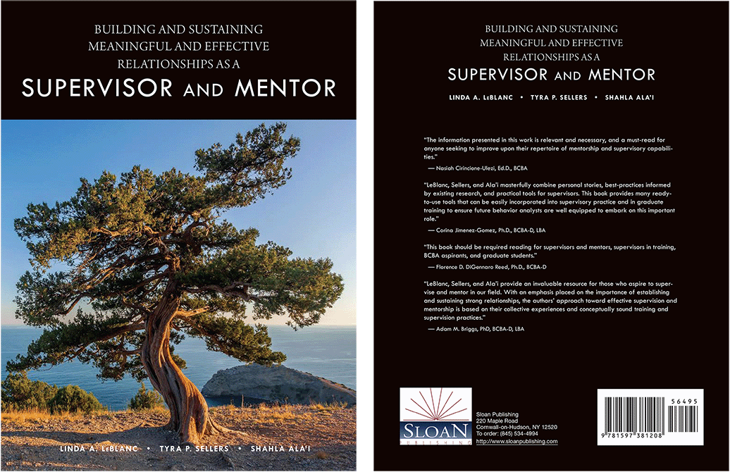 Supervisor and Mentor book back cover