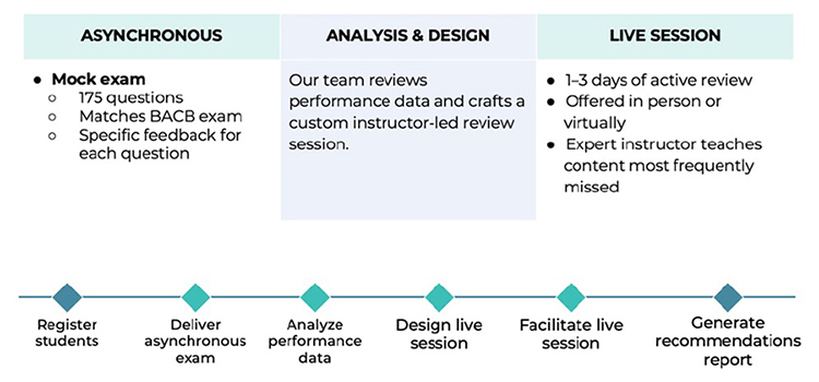 Facilitator-lead guided review sessions