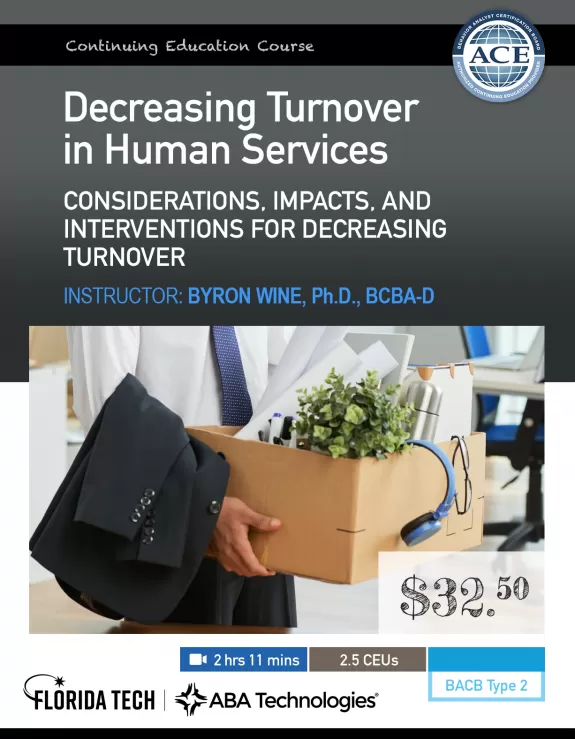 Decreasing Turnover in Human Services