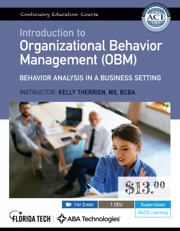 Intro to OBM Occupational Behavior Management