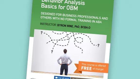 Behavior analysis basics for obm