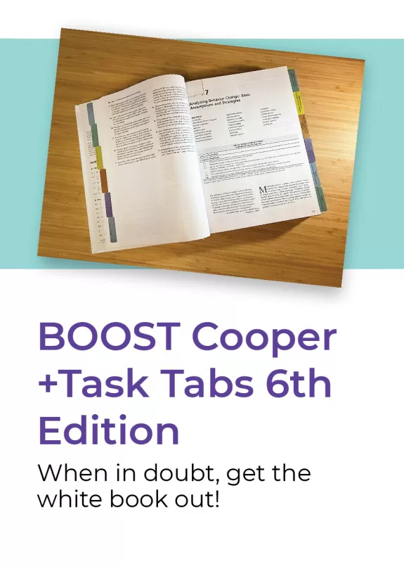 6th edition Task list marker tabs for the cooper book