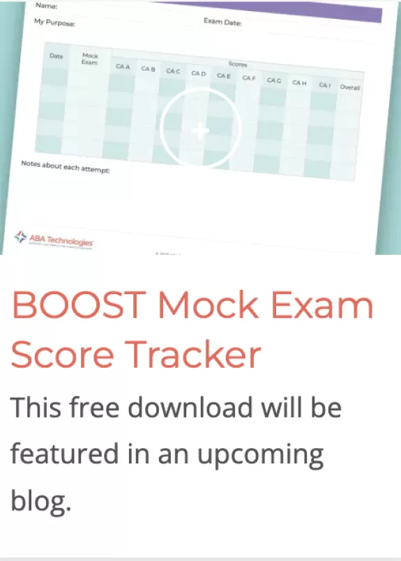 Mock exam score tracker