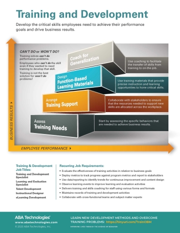 IT & Learning and Performance Development Technical Experts