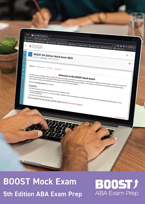 BOOST 5th Edition ABA Exam Prep | ABA Technologies