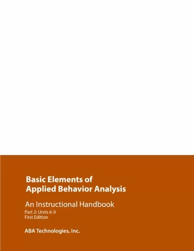 BEHP5012/BEH5012 Basic Elements of Applied Behavior Analysis Part 2 Cover