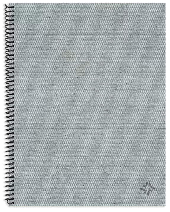 Planner Grey Canvas Cover Image