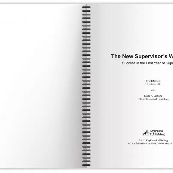 The New Supervisors Workbook Title Page Image