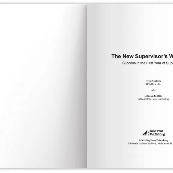 New Supervisor Workbook About PB Title Page Image