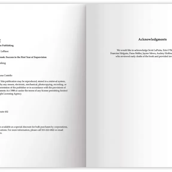 New Supervisor Workbook About PB Copyright Page Image