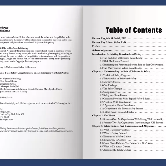 TNVBS Interior Table of Contents