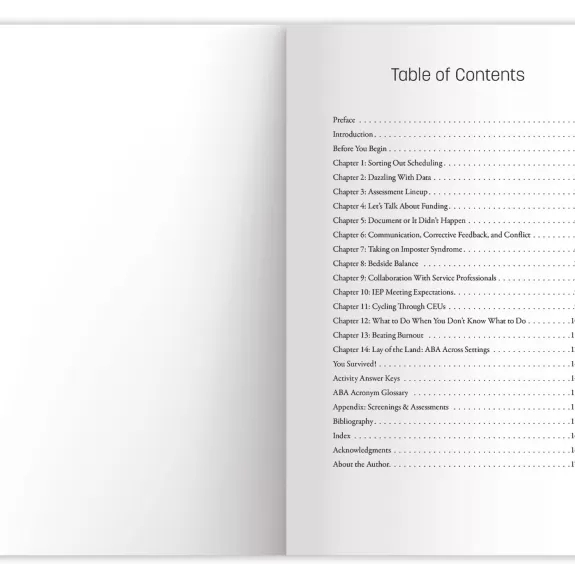 NW Table of Contents