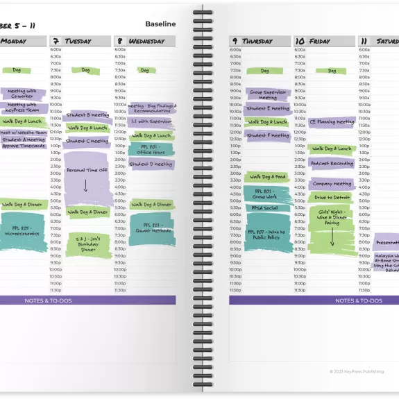 Self- & Time-Management Planner Weeks
