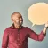 Man with Speech Bubble