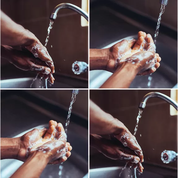 Sequence of handwashing
