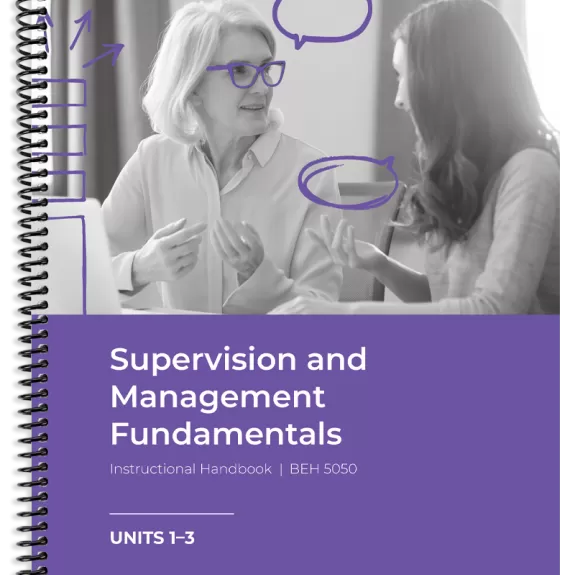 BEHP5050 Supervision and Management Fundamentals Book Cover