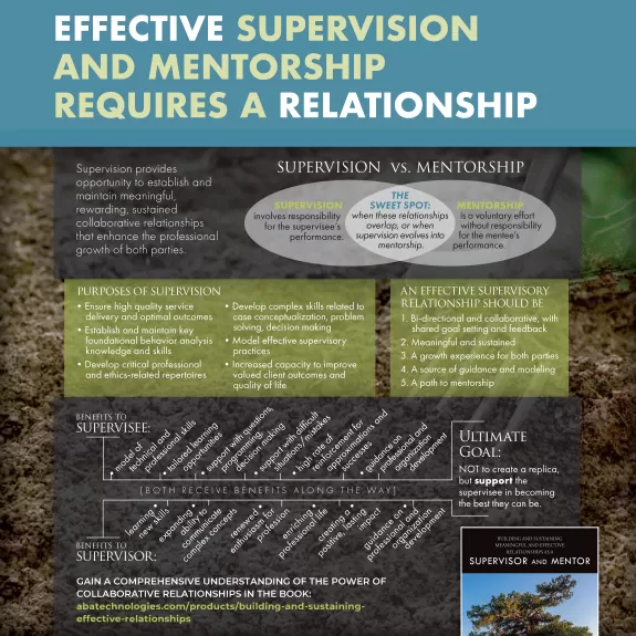 Building and Sustaining Relationships Supervisor Mentor chapter 1 part 2 infographic