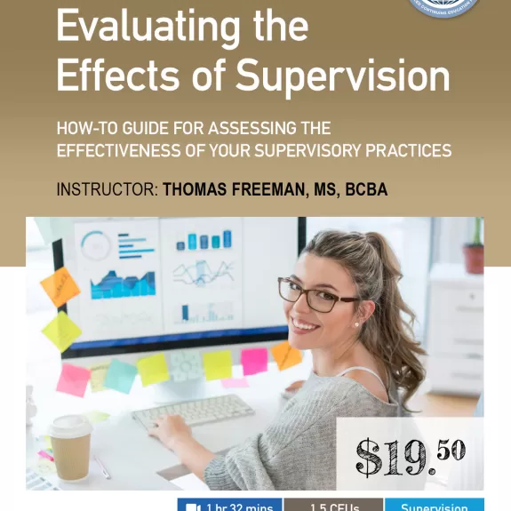 Evaluating Effects of Supervision CE Course Image