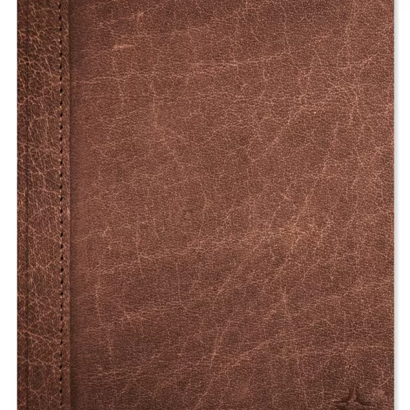 Planner Paperback Brown Leather Front image