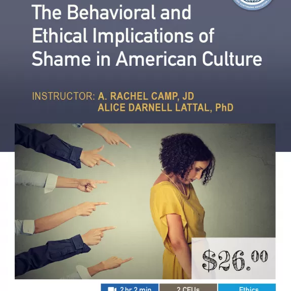 The Behavioral and Ethical Implications of Shame in American Culture
